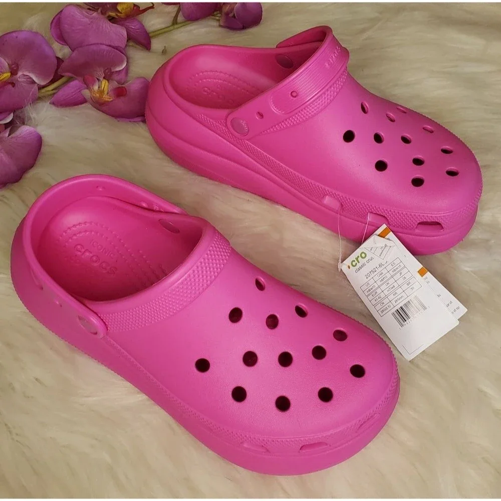 Crocs Classic Clog Hot Pink | NWT | 10 Lightweight Comfort Shoes | Barbiecore